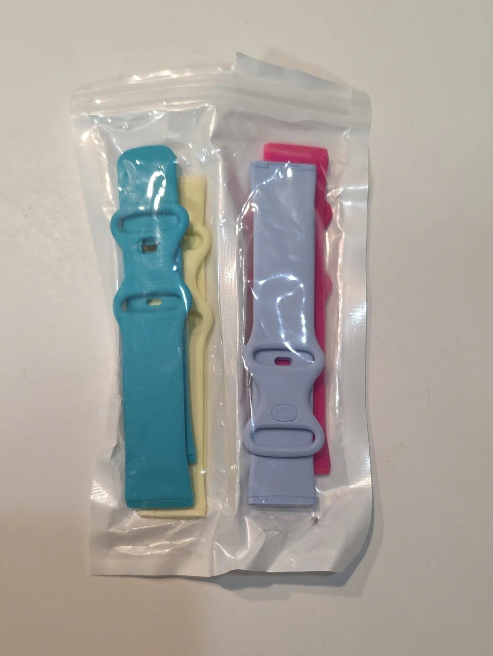 Silicone Watch Bands - Pastel Blue, Lilac, Teal, Pink, Yellow